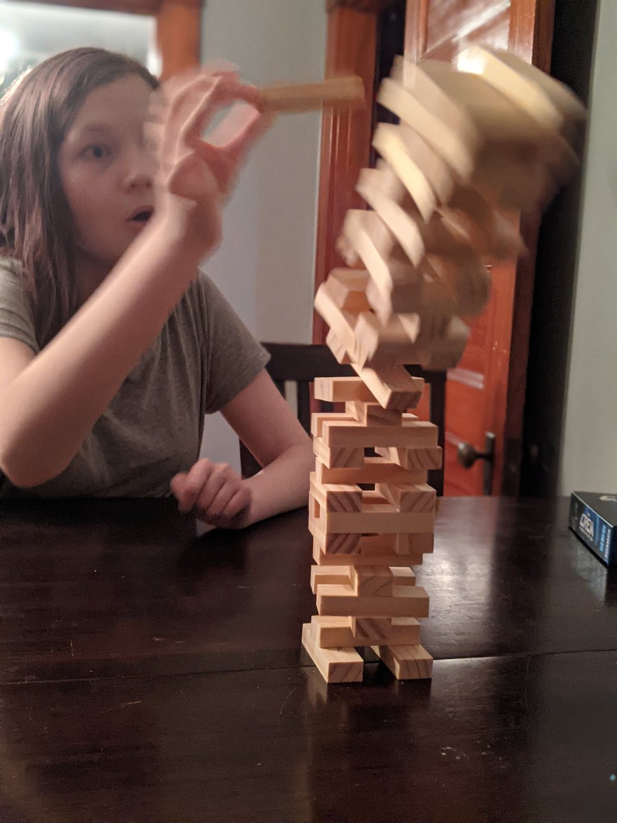 Jenga- There are so many variations you can play of this classic dex game. My personal favorite is chess clock Jenga. We had a chess clock Jenga showdown on Thanksgiving and it was great. Plays quickly. High tension. Lots of laughs. It's around $5 & you can paint to customize