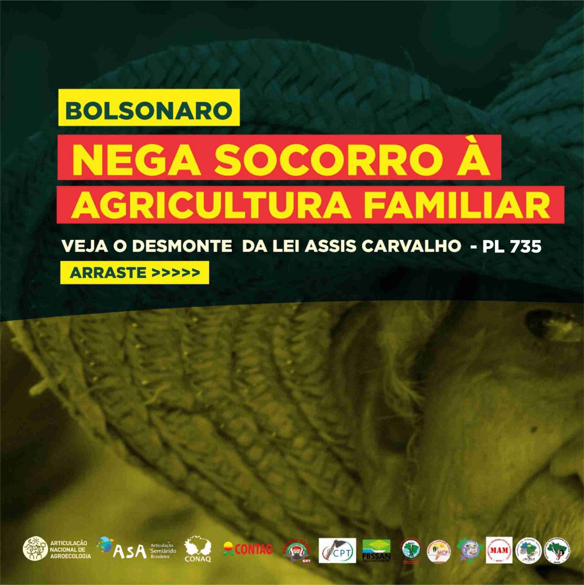 mmcnacional's tweet photo. Seguimos na luta pela derrubada dos vetos ao #PL735.
Defenda a agricultura familiar camponesa! Pressione nas redes de deputados/as e senadores/as do seu Estado pela derrubada dos vetos.
#CongressoDerrubeVetos735 #SemVetosSemFome #ProBrasilNãoPassarFome #FomeEInflaçãoTemSolução https://t.co/J950g38lbl