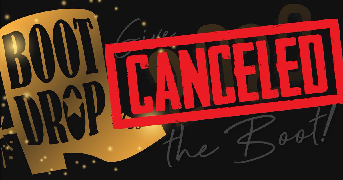 BootDrop's tweet photo. 10th Annual Whiskey Row New Year’s Eve Boot Drop #Cancelled due to Rise in local COVID-19 Cases

https://t.co/BhYC40pCcs https://t.co/z49xewbdUs