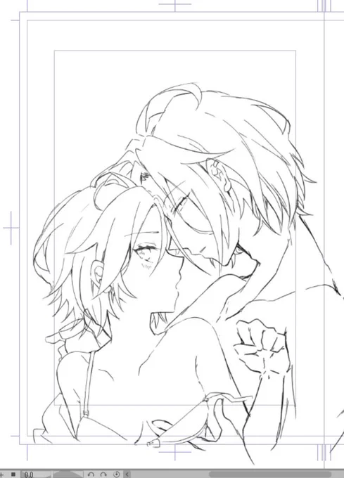 ※女体化※
ひめこはのにょた本の表紙になれたらいいなという絵 