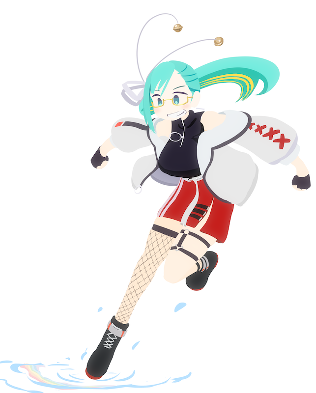 かっこよくかわいく綺麗でちょっと大人っぽくなったじゃろ そんな女性がはしゃぐの 独楽内ズエのイラスト