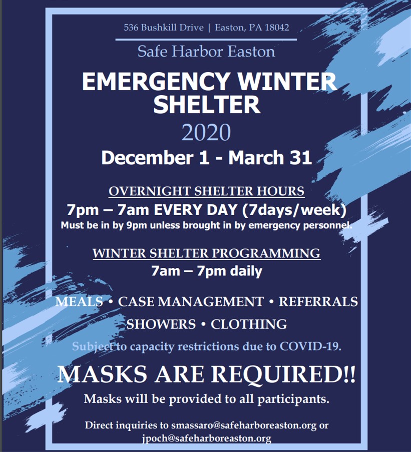 ThirdStAlliance's tweet photo. Tonight's warming shelter at @SafeHarborHelps opens at 7 p.m.. Curfew is at 9 p.m.
#LiveLearnThrive https://t.co/MVwIb8UK2D