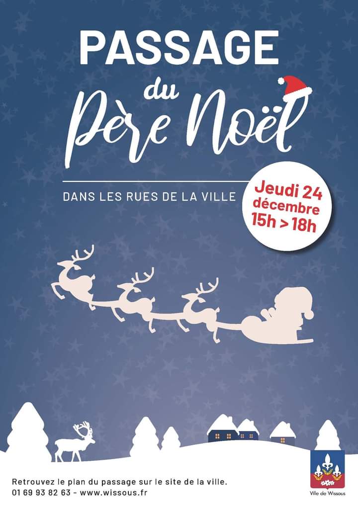 🎅 I Passage du Père Noël 
Ouvrez grand vos yeux 👀 le père Noël passera en calèche dans les rues de la ville, jeudi 24 décembre de 15h à 18h. 
👉 Horaires et détails bientôt disponible sur le site de la ville.