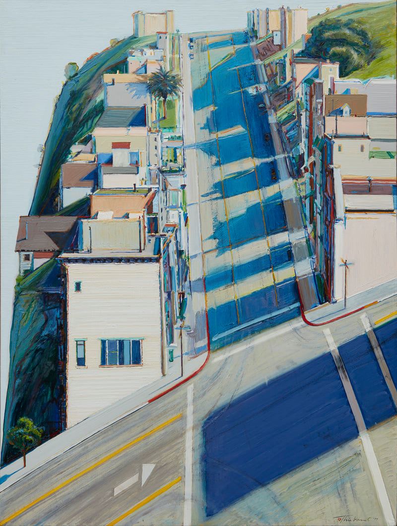 Wayne Thiebaud - Ripley Ridge - 1977