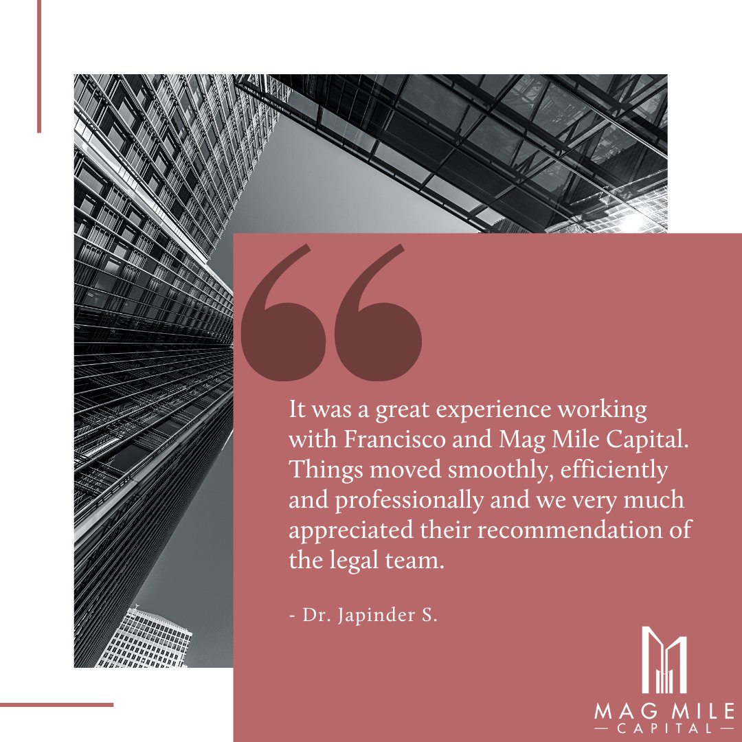 MagMileCapital's tweet photo. Our team’s first-hand experience as real estate investors and direct lenders, combined with our extensive network of capital sources and renowned tax credit expertise, enable us to adapt to each client’s unique situation. #MagMileCapital https://t.co/c7QQ5tKDo1
