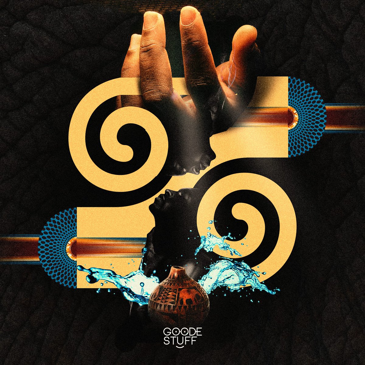 paakow_gh's tweet photo. You can only receive if you open your hand. This piece is inspired by the adinkra symbol 'sankofa' which directly translates "go back for it" 
#africanartwork  #adinkra #digitalcollage #conceptualart #GhanaianCreative #visualartist #createwithphotoshop https://t.co/hEM1GqCapb