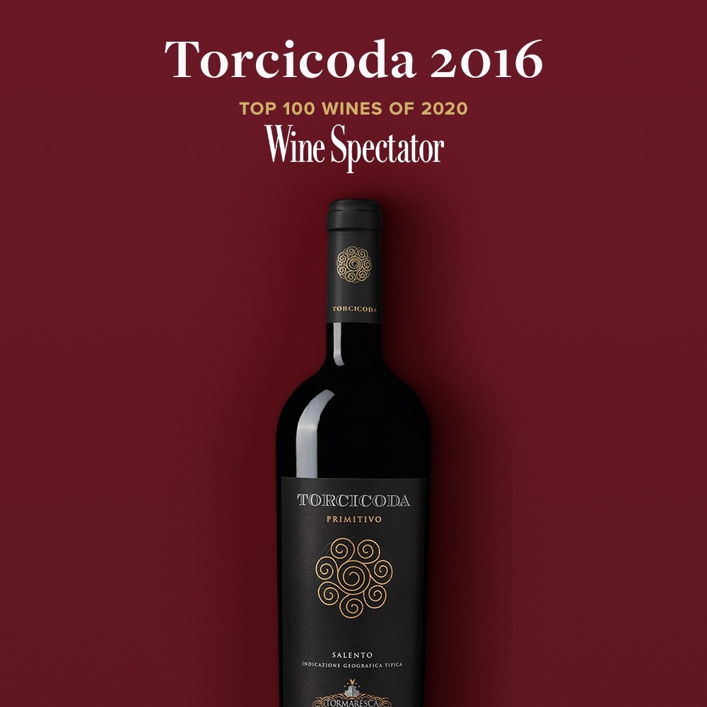 Tormaresca's tweet image. Oggi è un grande giorno! Torcicoda 2016 è arrivato nella top 100 dei vini del 2020 di @WineSpectator ❤️ 

#Tormaresca #Torcicoda #WSTop100