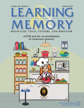 Proud to announce our newest publication in #LearnMem. We are on the cover! learnmem.cshlp.org/content/28/1/1… <a href="/M_Caro_Gonzalez/">Carolina Gonzalez</a>  @MartinCammarot @ICeUFRN <a href="/ufrnbr/">UFRN</a>