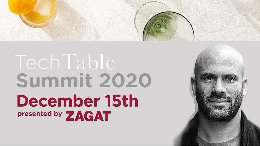Zagat's tweet photo. "This industry barely works when it's thriving... the reason the margins are what they are is because we hire a lot of people. It's a labor intensive industry. We create jobs."
-@chefsamkass on the State of the Industry. #TechTableSummit2020 https://t.co/jxex9q3VSQ