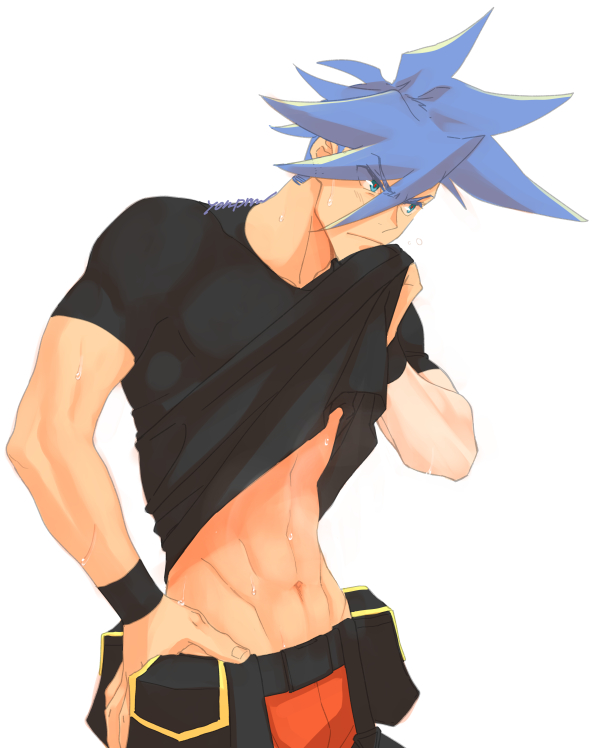 汗を拭く仕草が好き よん のイラスト 汗を拭く仕草が好き よん のイラスト
