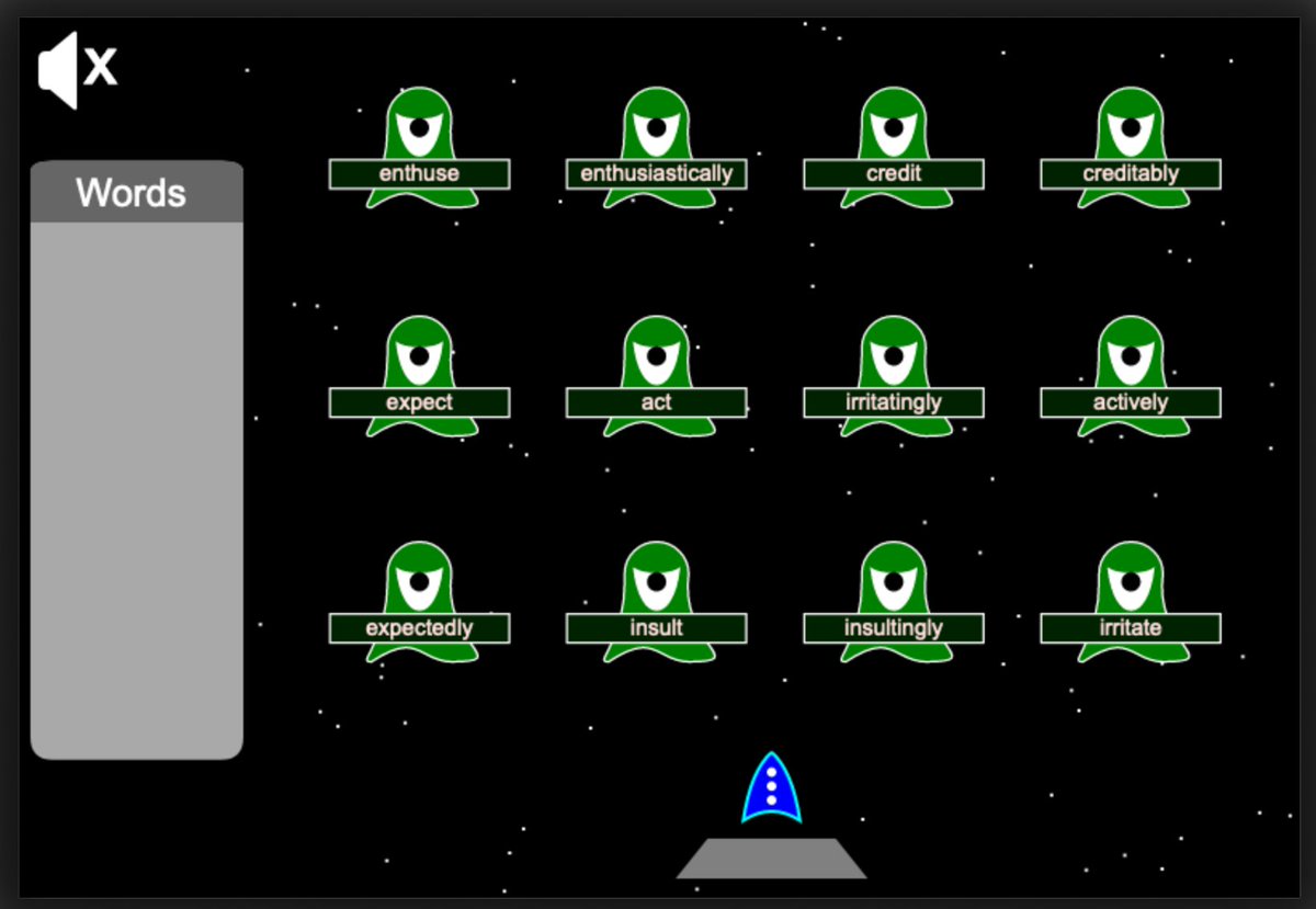 WordsofPlay1's tweet image. For something a little a different, you are invited to have a go at the educational yet compellingly fun language games at:
wordsofplay.com/english.html
#EnglishGames
#TeamEnglish