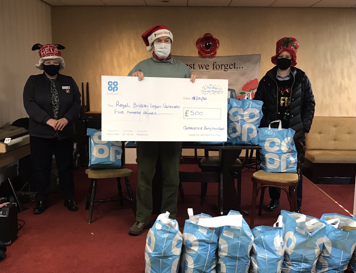 Coop Carnoustie &amp; Barry Rd pulling together to make it happen £500 donated towards RBL Carnoustie Christmas Hamper Fund 🌲☃️🎅<a href="/maria_dryburgh/">Maria dryburgh</a> <a href="/coopuk/">Co-op</a> <a href="/brobertson81/">Brian Robertson</a> <a href="/ourcarnoustie/">Our Carnoustie</a> @colcarnoustie <a href="/Hellocarnoustie/">Hello Carnoustie</a> <a href="/CarnoustieTrust/">CarnoustieCommunityDevelopmentTrust</a> #itswhatwedo🌲☃️