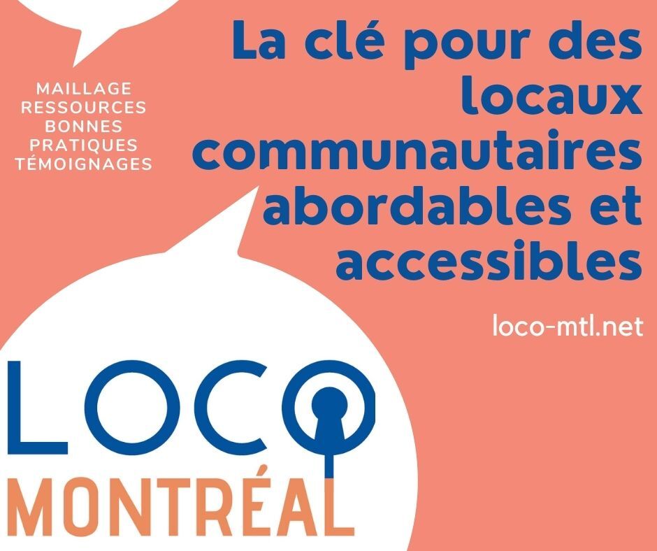 LaCMTQ's tweet photo. 🎉Nous lançons un site web pour favoriser le maillage entre offres/demandes de locaux communautaires! Initiative du Comité régional pour l’accès à des locaux abordables et accessibles: @MTL_Ville @CentraideMtl @ciusss_csmtl @RIOCM #DéPhyMontréal et nous!
📌https://t.co/Qbexpy0ava https://t.co/p8nXpWXvwH