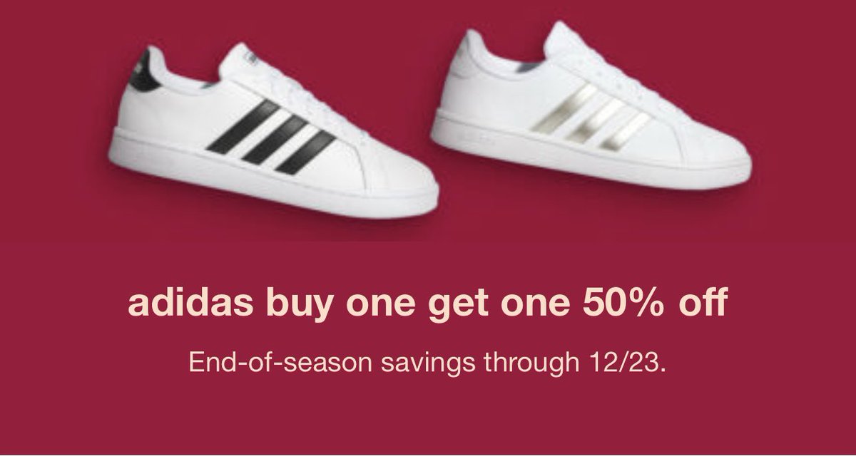 adidas buy one get one 50 off