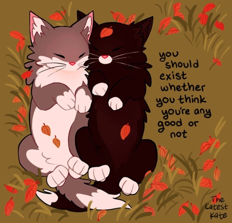 dyssptbo's tweet photo. Just an important reminder for you on this chilly Tuesday morning. #dyssptbo #ptboyouth #depression #depressionrecovery #mentalhealthreminder #selfacceptance Shared from @tlkateart https://t.co/JxY27minaQ