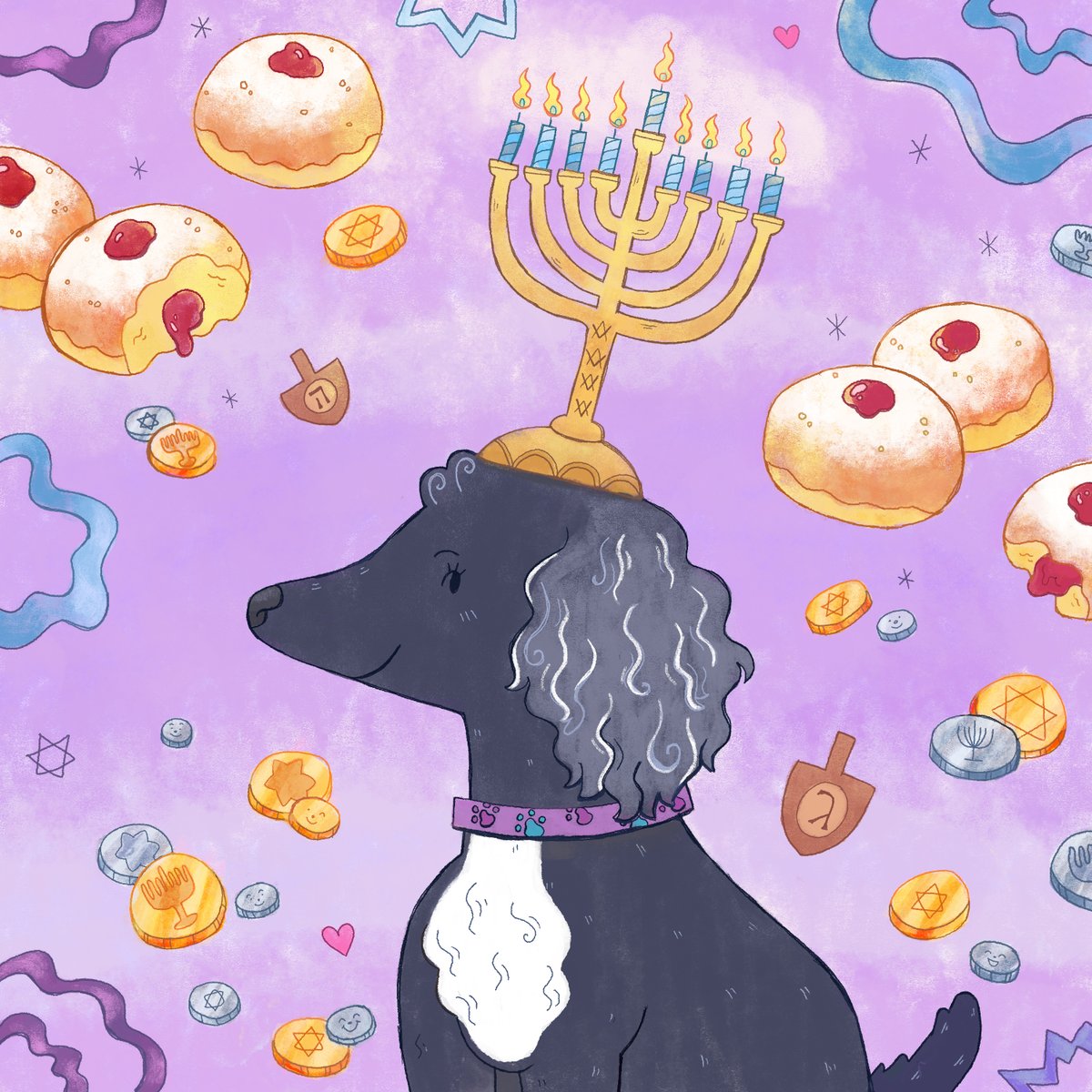 Wishing those who celebrate a happy Hanukkah! #HappyHanukkah #jewishartists