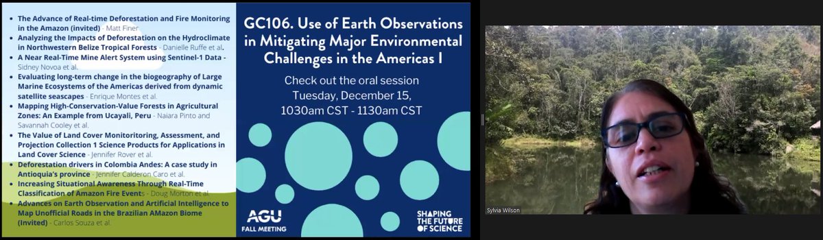 Great to see the familiar faces of the  #AGU20 session conveners, including  @KEHerndon,  @SylviaNataliaW, and  @NancySearby! Tune in NOW:  https://agu.confex.com/agu/fm20/meetingapp.cgi/Session/107314. https://twitter.com/BZgeo/status/1338884742779981824