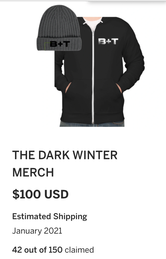 roswellback's tweet photo. Last minute Xmas shopping you still have to do? No worries! Look no further than https://t.co/mVILfdHSZA for gifts! There still a lot #dantastic merch to buy- great for loved ones, friends, and #Dans! So spread some cheer &amp; help our show! #EveryoneHasARole #BandT #BaronAndToluca https://t.co/aHNIustPMi