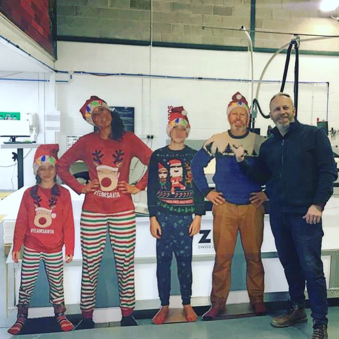 Most of us are not with the friends and family we planned this Christmas. We’ve got a solution! Introducing our Standies and Sit-downies. Life size cutouts of your fave family and friends 😍 From £29.99 inc VAT. Delivery charges apply.