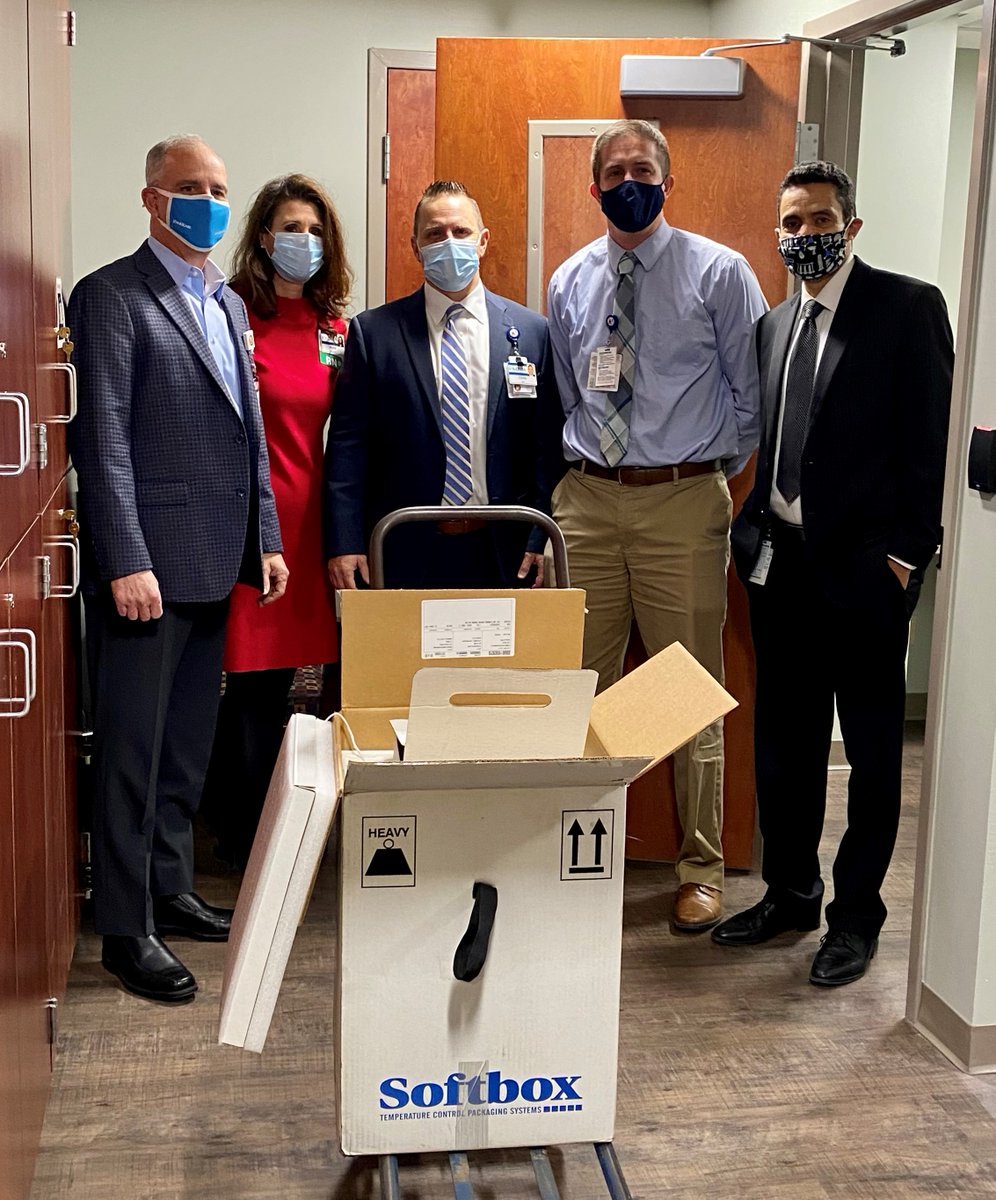 AultmanHealth's tweet photo. Hope has arrived! 

The first round of the COVID-19 vaccine was delivered to Aultman Hospital shortly after 9 a.m. 

We'll keep you updated as we take our next steps toward administering our first doses to Aultman's frontline workers across the health system. #InThisTogetherOhio https://t.co/sBdgN2J9uy