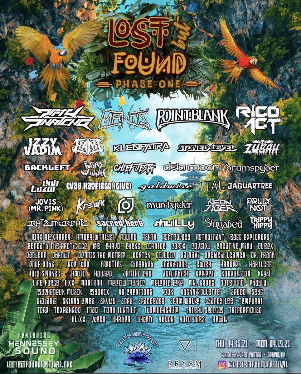 RushNRouletteUS's tweet photo. Excited to announce that I will playing Lost but Found festival alongside many other amazing @CatalystNomadic artists. Make sure and grab your tickets ASAP, use promo code “RUSHNROULETTE” for 10$ off your purchase. Can’t wait to throw it down for you guys again. https://t.co/HUbP1FB2hV