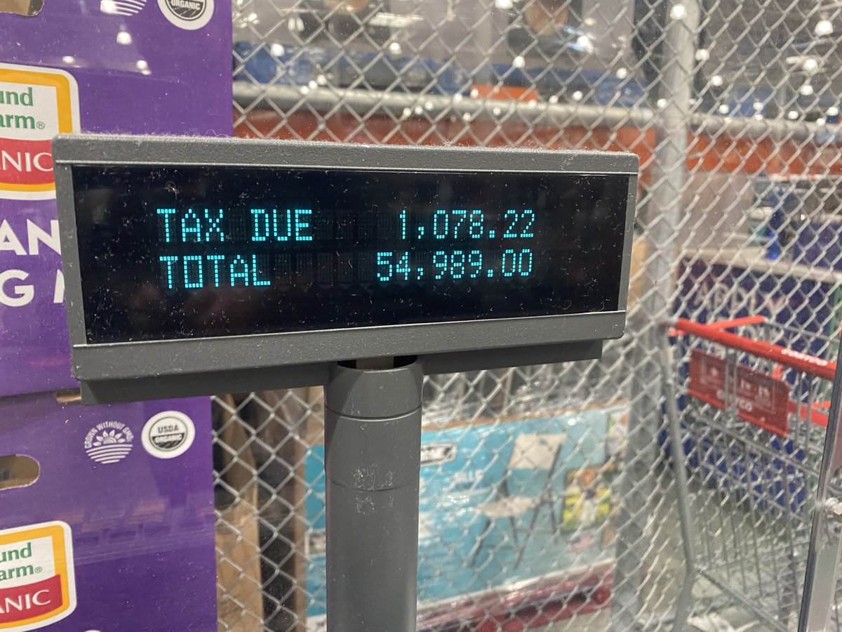 Had the photo of the cashier's check for y'all yesterday Here's the initial dollar amount, the final dollar amount after we added 5 more boxes of stuff, and the printed receipt