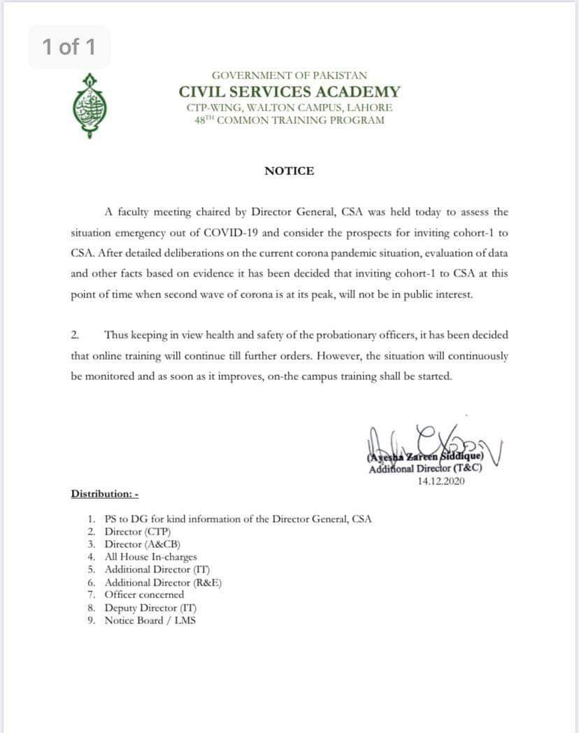 UsmanAsif28's tweet photo. I am sorry #48thCommon. You will miss the most fascinating part, that is the “Civil Services Academy”. There is no brighter note. Period ! 😋 https://t.co/IqeNvNooMt