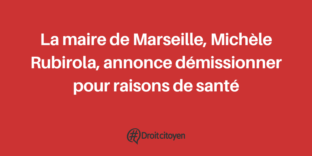 droitcitoyen's tweet photo. 🔴 La maire de #Marseille, Michèle Rubirola, annonce démissionner pour raisons de santé https://t.co/dt1mPfl4JL