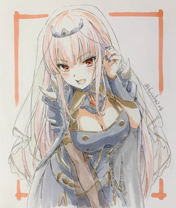 並べて手軽にTAKAMORI絵…物理的に並べた時のサイズ差は気にしないで…(並べるの前提で描いてなかった) #TAKAMORI 