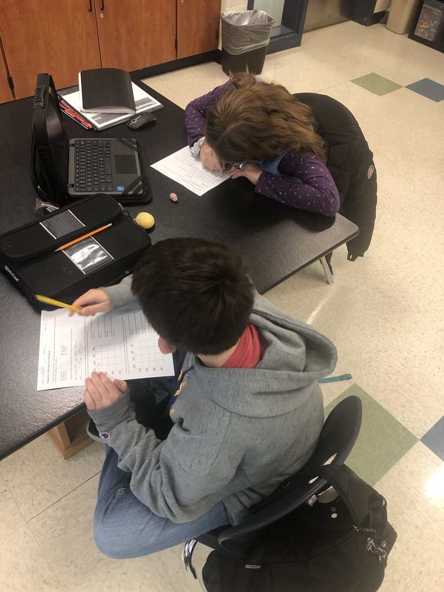 Lakeview_AP's tweet photo. Mrs. Meyers' class hard at work today in their genetics unit.  They were using a punnett square to identify certain genotypes in plants and animals. Awesome job! @LVEPrincipal @LVEJohnsonAP https://t.co/zxur54EQMa