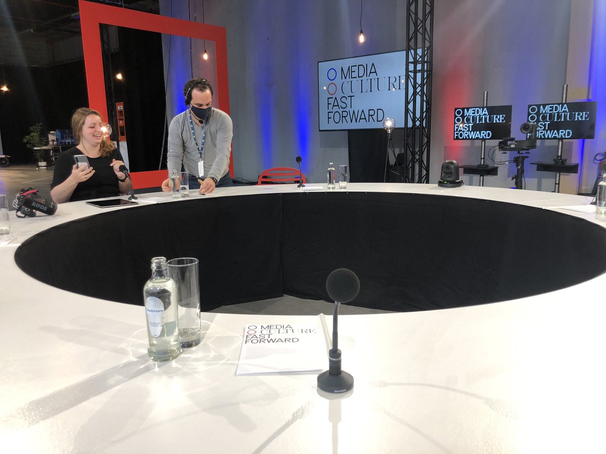 Anissa_Bougrea's tweet photo. Thank you @mediacultffwd for having me at the #mediafastforward conference session on redefining (cultural) relevance. And letting me share our @ASATT_EU work in building bridges between disadvantaged youth and the media. https://t.co/4RjoOCDVeY