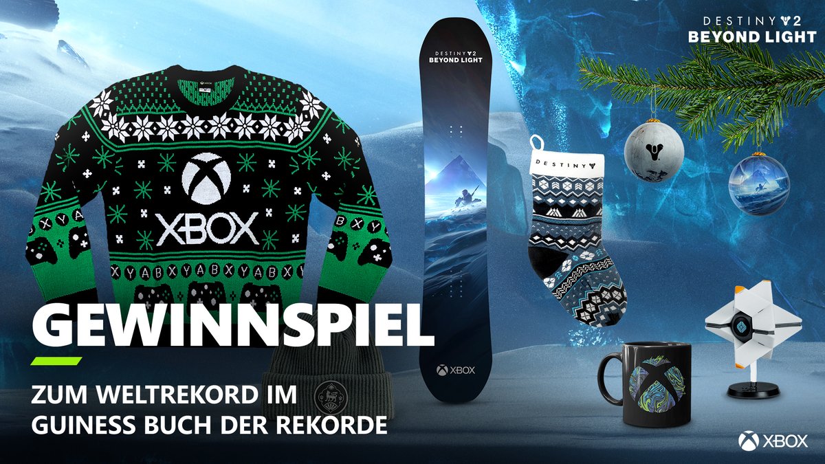 XBOX_DACH's tweet photo. Auch Hüter dürfen kuschelige Pullis tragen! 

Wir verlosen gemeinsam mit @destinygamede zum erfolgreichen Weltrekord für die größte projizierte Videospiel-Leinwand, dieses coole Preispaket.

So macht ihr mit:
1. @XboxDACH folgen ✅
2. Tweet liken + RT ❤️🔁 https://t.co/Yquh0QbFHL