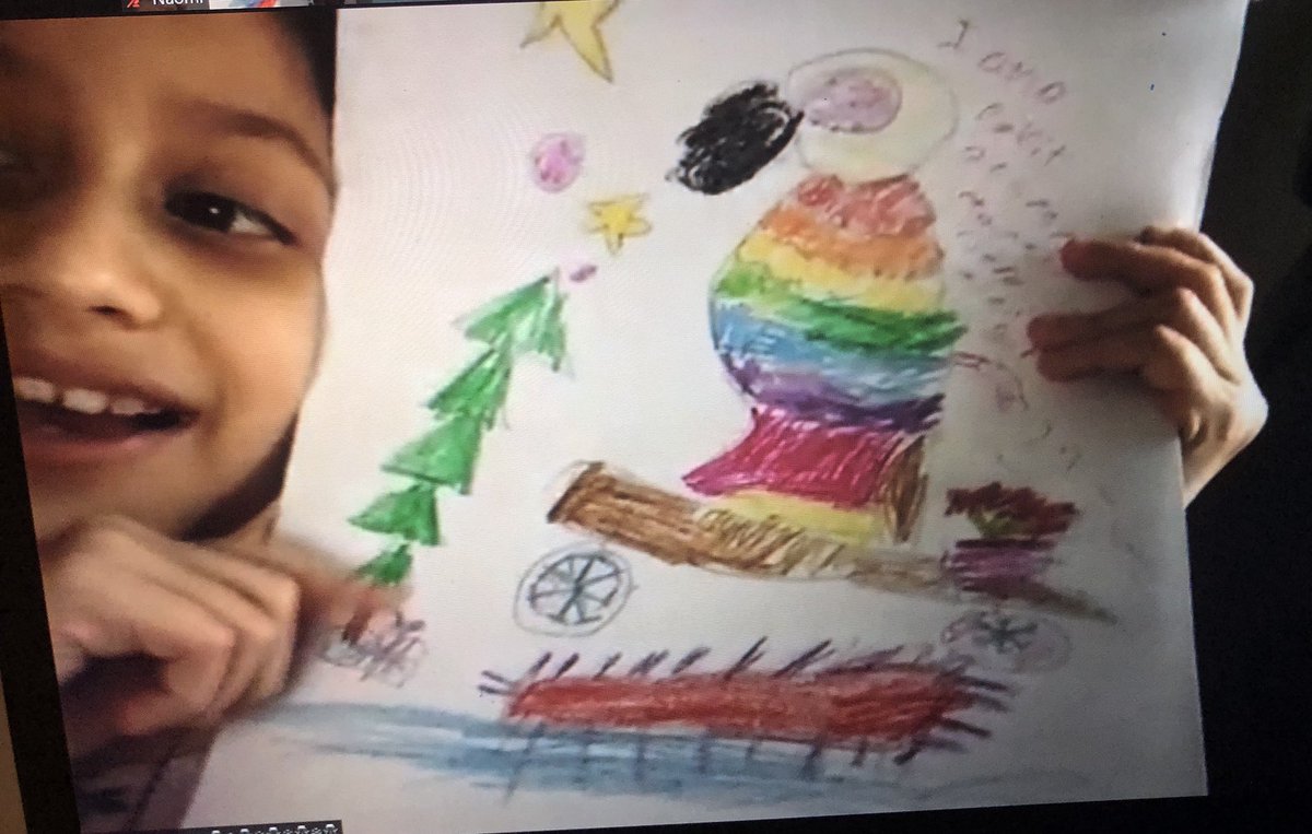 MsZaner's tweet photo. @ElementaryMcbee 2nd Grade artists are reading the book “Abuela, Mango, and Me” by Meg Medina for our #UnitedWeRead project and drawing their own Mangos with a holiday twist! 🦜🎄🎅🏼#LibrARTy @McBeeLibrary @McBeeLiteracy @IJS0107 @AISDArts https://t.co/xbnb7SHkfe