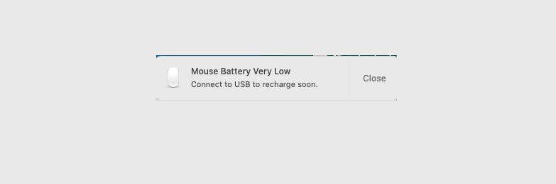 ProfMitchell's tweet photo. If you're a Mac user with an Apple Magic Mouse, this could be the best OS update you have ever received.  

Definitely the most effective notification I have ever received on my MBP. https://t.co/4zT2HDBKd6