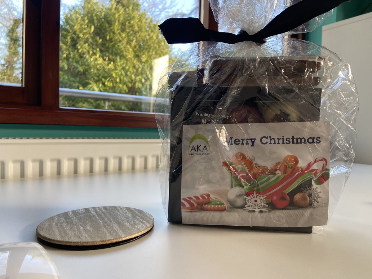 Thank you very much <a href="/AKA_CM/">AKA Case Management</a> for your lovely festive parcel! Look forward to “seeing” you again in January and wish all of the #AKAfamily a safe and happy Christmas.
