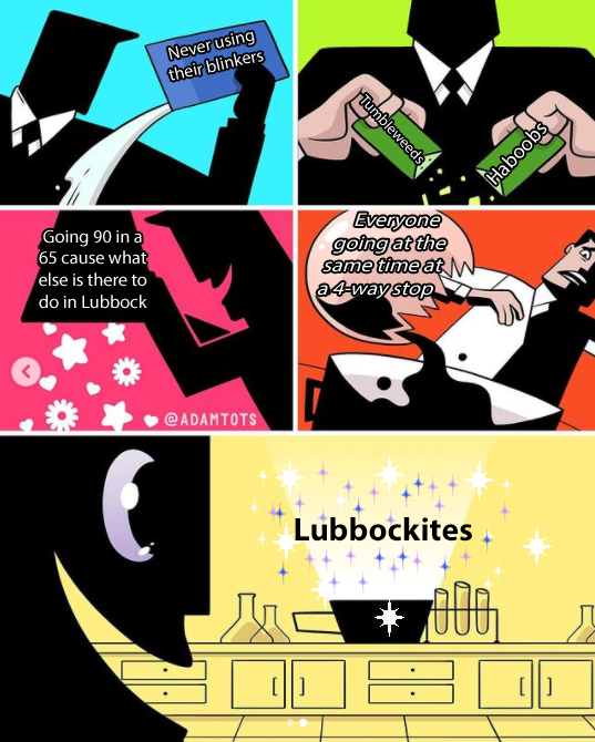 Lubbock, as requested