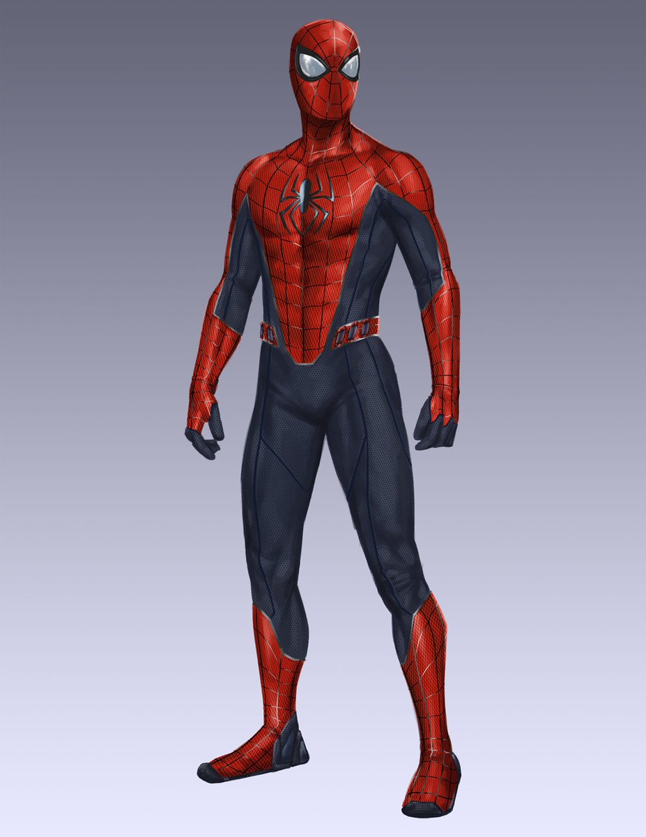 Spiderman Costume Concept Art