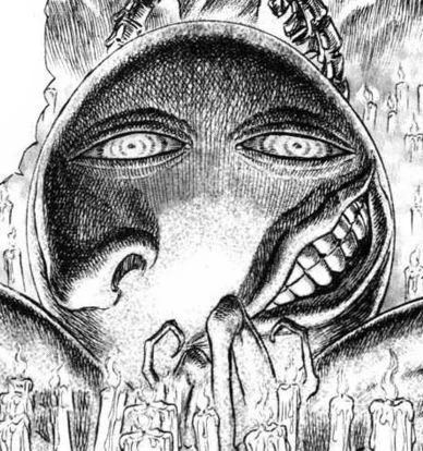 Parlons de l’œuf du monde parfait, qui est à mon sens, un des personnages les mieux écrits de Berserk (et pourtant il a de la concurrence). C’était un enfant sale et abandonné qui se nourrissait de rats jusqu’à ce que le fond de la tour devienne une fosse commune.