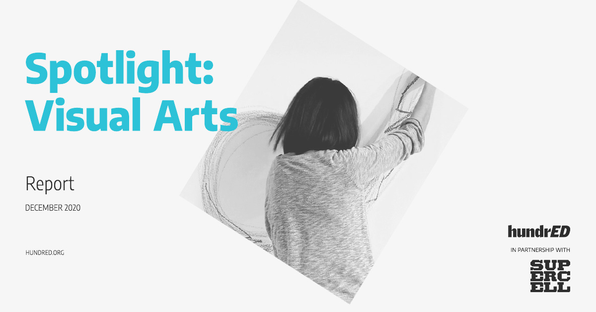 HundrEDorg's tweet photo. We have just released a new report Spotlighting 11 of the most inspiring education innovations promoting #VisualArtED with our partner @supercell! ๐ญ ๐จ ๐๐บ ๐ฎ
Find out more at: https://t.co/i05ELet6kC
#ArtED #SupportArtED https://t.co/LHfqvzfNG2