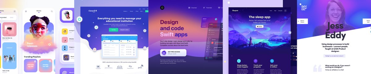 BrkFreeGraphics's tweet photo. A Guide of UI Design Trends for 2021: More 3D, more color, glassmorphism, and great tools! 🤩 #design #visualdesign #ui #webdesign #website #graphicdesign #ux #branding #marketing https://t.co/qkKWHSxWNW https://t.co/l7bMXGuEDn