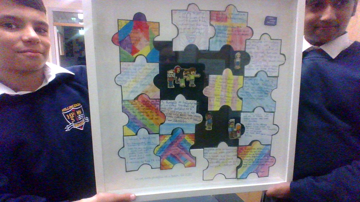 Hillingdon_PS's tweet photo. 'We are more powerful as a team' - Year 6 have worked hard on reflecting how we can all play our part supporting one another. Their artwork beautifully represents how the staff and students feel! @ElliotFndtn https://t.co/ZdhVXSRozl