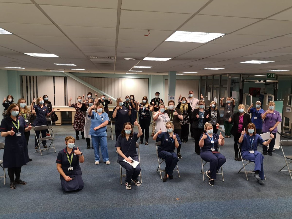 HullHCP's tweet image. The final photo of some of the team who’ve spent a long and very busy day delivering #CovidVaccine Well done everyone including @HaxbyGroup @Modality_Hull