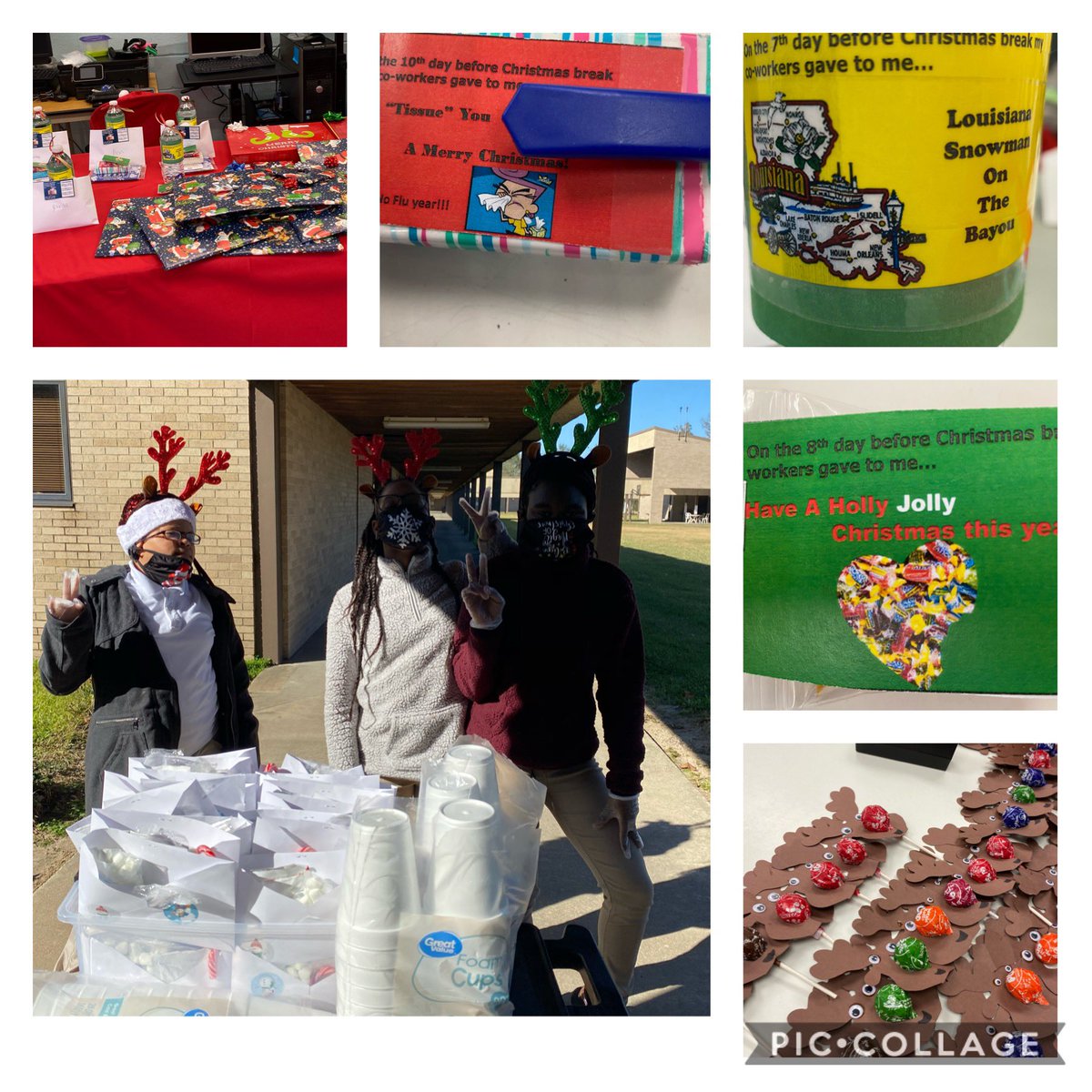 LAschoolDeaf's tweet photo. Guest Services students bringing holiday cheer to all!#holidayhappiness #LSDStrong #LSDWESoar https://t.co/SWqsDX6E9L