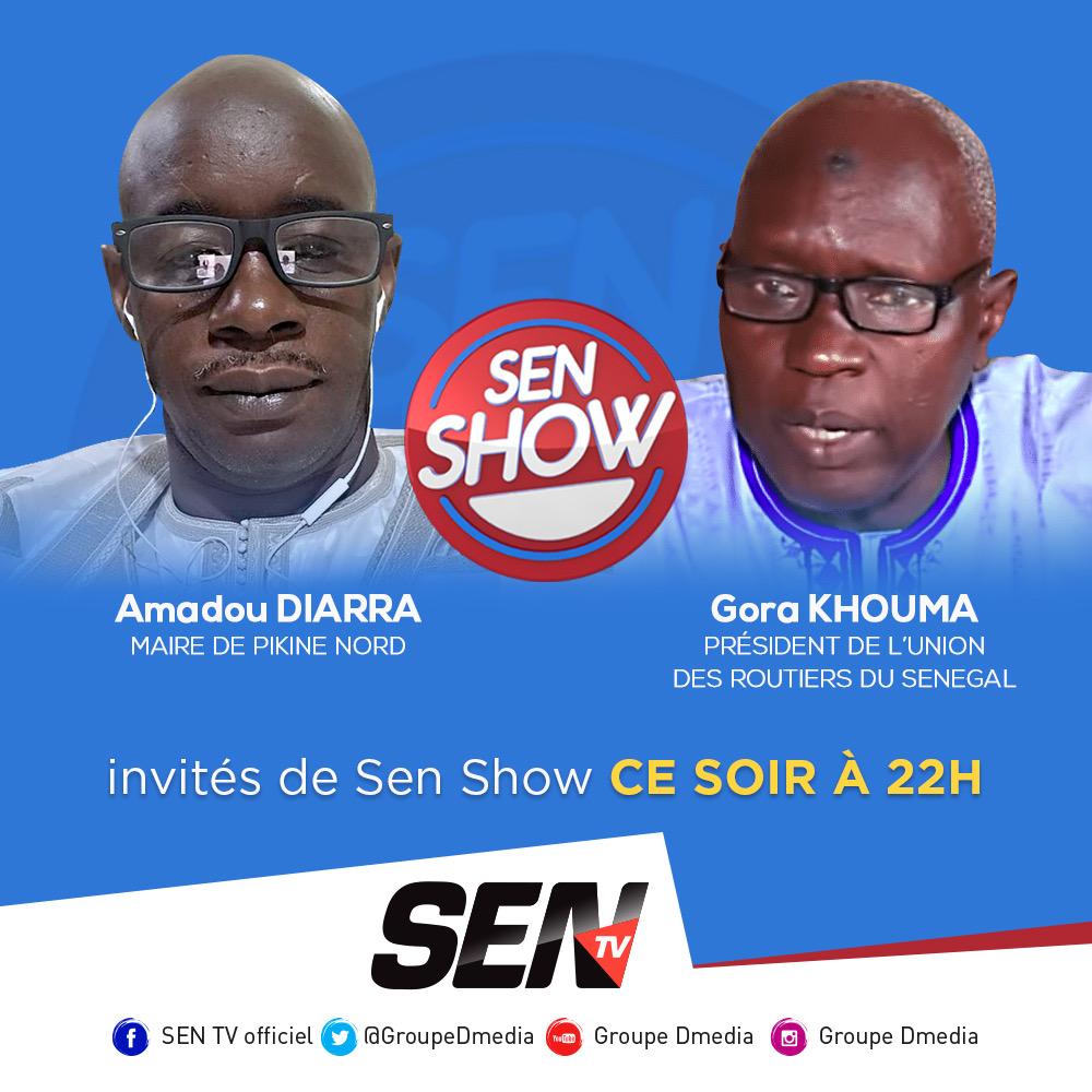 GroupeDmedia's tweet photo. 🛑A suivre Sen Show avec Mouhamed Diop | Mardi 15 Décembre 2020
📍Vous pouvez réagir en direct
Invités : Amadou Diarra maire de pikine Nord
Gora khouma President de l’ Union des routiers du Sénégal
#SenShow  #Kebetu #ZikFm #SenTv #Dmedia #Team221 #Diaspora #Senegal https://t.co/qrrNoDh4CE