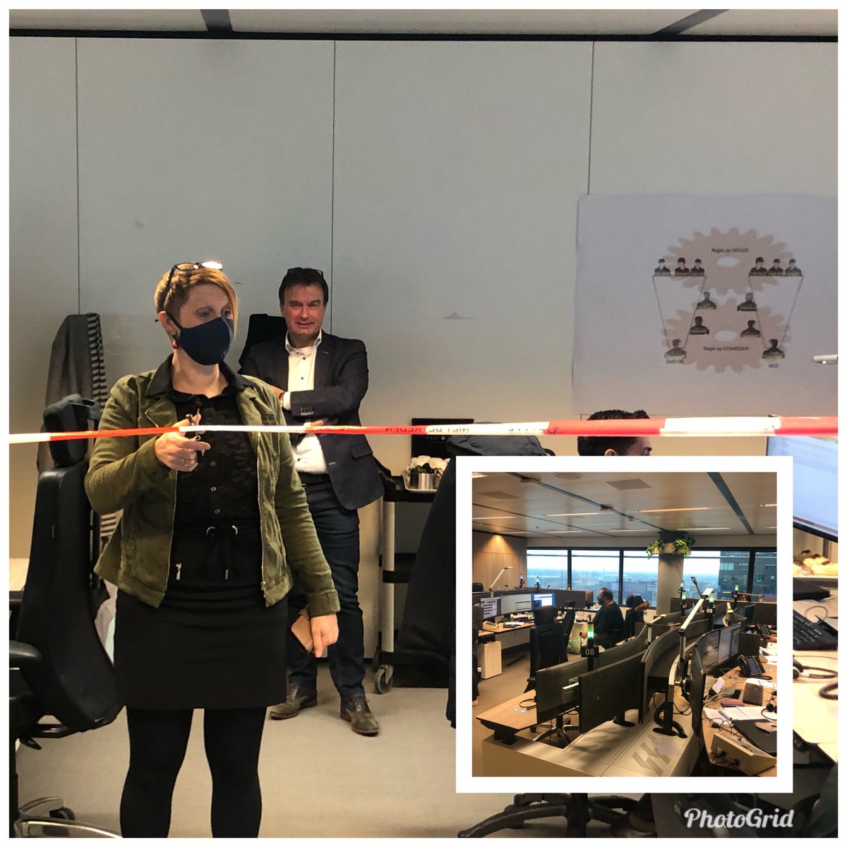 ArjenLittooij's tweet image. Vandaag werd de meldkamer Rotterdam uitgebreid met de meldkamer Douane. Met de Brexit in aantocht was snelheid geboden, maar de LMS, politie, brandweer en ambulance hebben een handje geholpen om het nog dit jaar mogelijk te maken. Een sobere entree maar niet minder welkom.