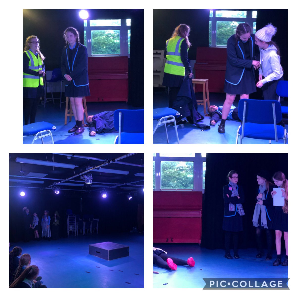 WKGS_Theatre's tweet photo. Tension, comedy, interesting characters, creative ideas, fantastic acting and excellent use of tech. 8Y, you had it all! Well done for your entertaining performances, have a very merry Christmas 🎭🎄@WestKirbyGS @WKGS_Theatre https://t.co/0Cz0eVAVIr