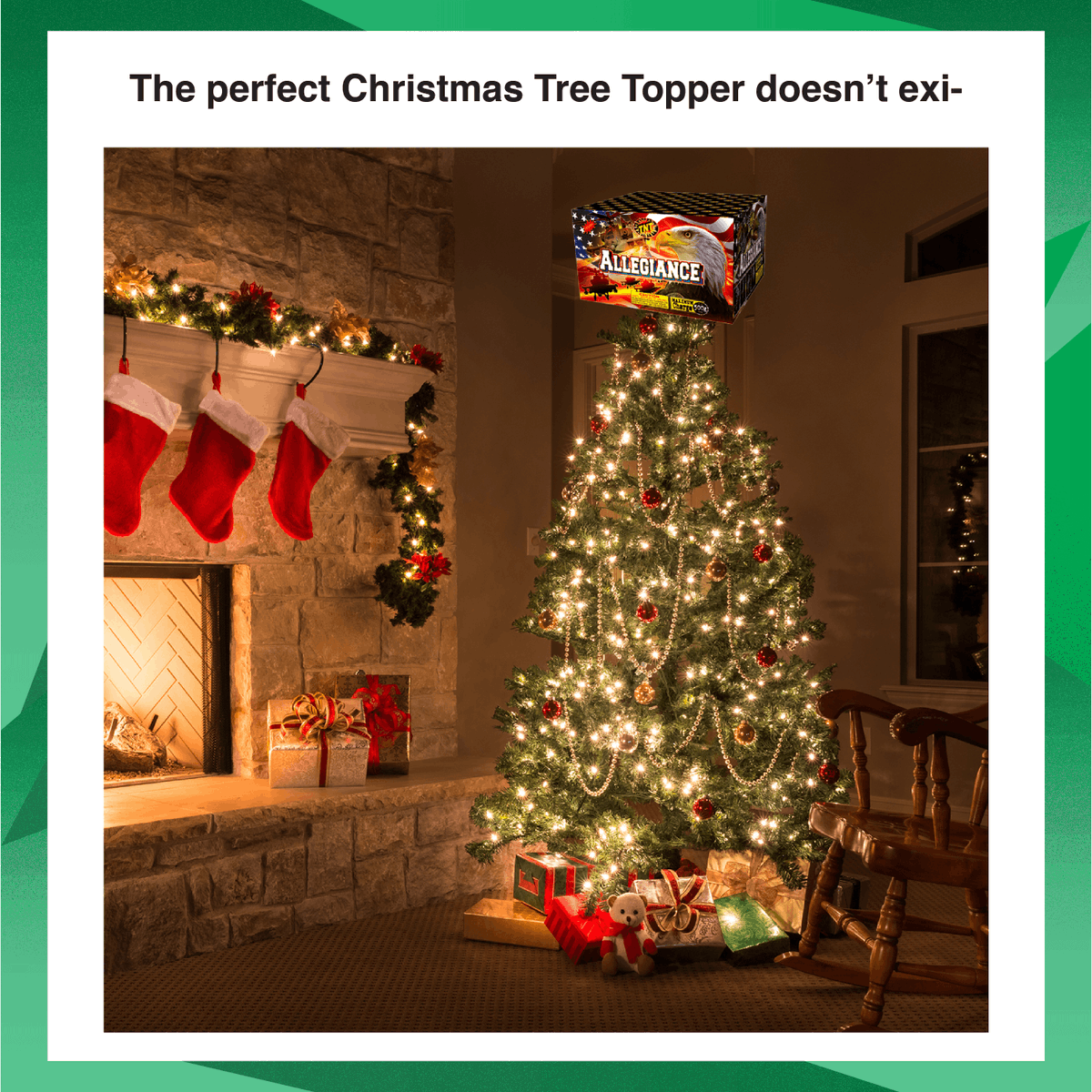 What could be better than the star on top of your Christmas Tree? How about the stars AND stripes! 💥