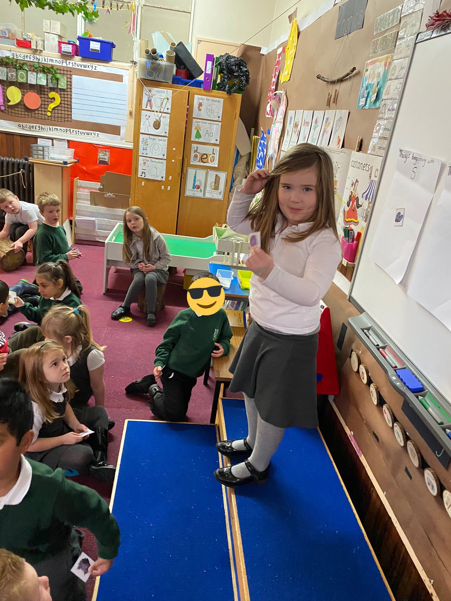MrsBrucex's tweet photo. Hunting around the classroom to find pictures beginning with a, p and n. We were very careful not to fall for Miss Still’s trick pictures which did not start with a, p or n! #activephonics @SchoolBroomhill https://t.co/X9gpr2zzn1