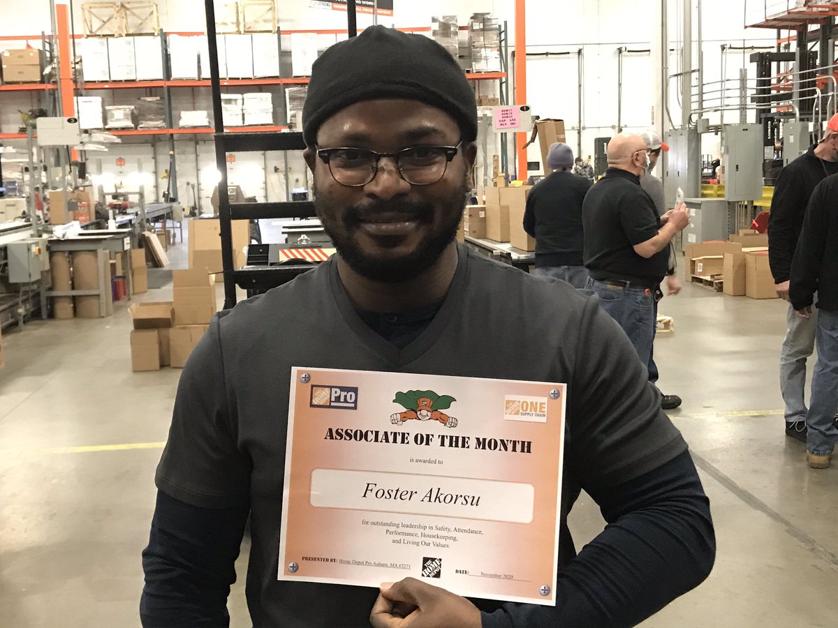 THDPro3271's tweet photo. Congratulations to Tom, Jose, and Foster, our excellent November Associates of the Month!!! These gentlemen demonstrate the true meaning behind Creating Shareholder Value. #orangeblooded https://t.co/U5PguD9d8i