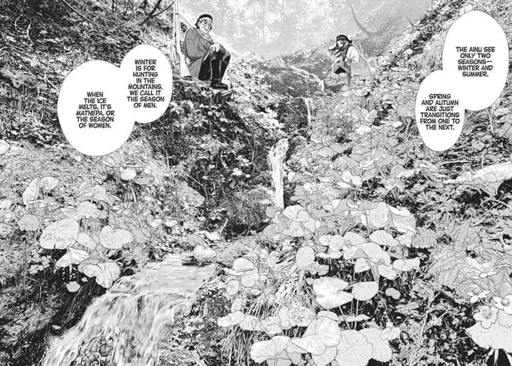 The Art One of the best art you'll ever find in a weekly manga. It's really beautiful to look at, making the entire setting feel so much alive. The action scenes are super well drawn too capturing the brutality well and adding impact to the clashes.
